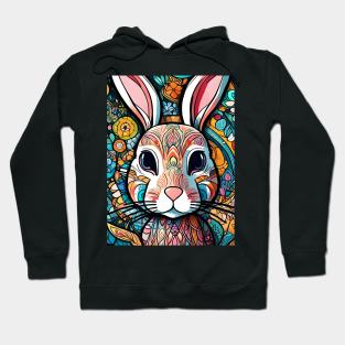 Rainbow Hare #001 Hoodie